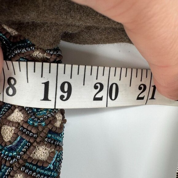 Tory Burch Women’s Embroidered Wool-Blend Zip Jacket Size 10 Olive Green Texture - Picture 8 of 8